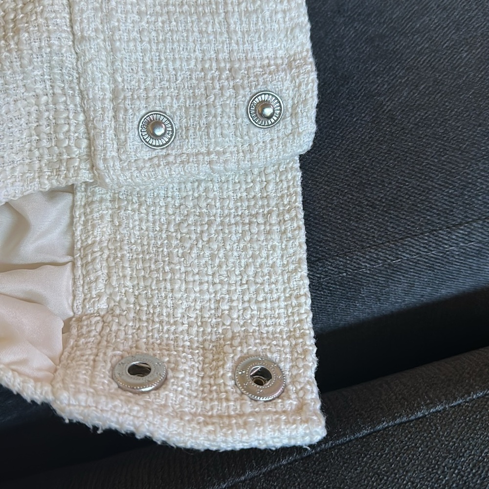 H&M Cream Button-Up Jacket - Picture 8 of 14